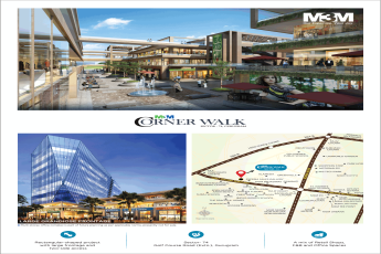 Book a mix of retail space, f&b and office spaces at M3M Corner Walk in Gurgaon